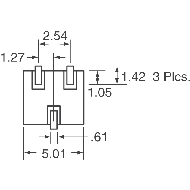 3314S-1-502E Bourns Inc.  Trimmer Potentiometers